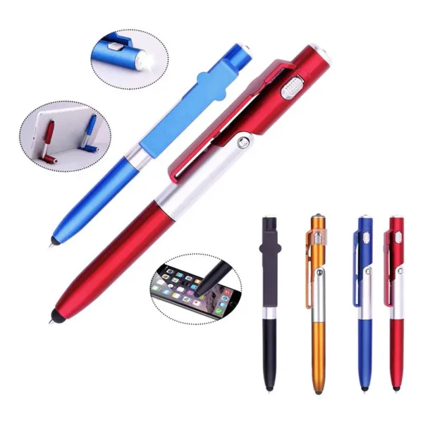 4 in 1 Folding Ballpoint Pen